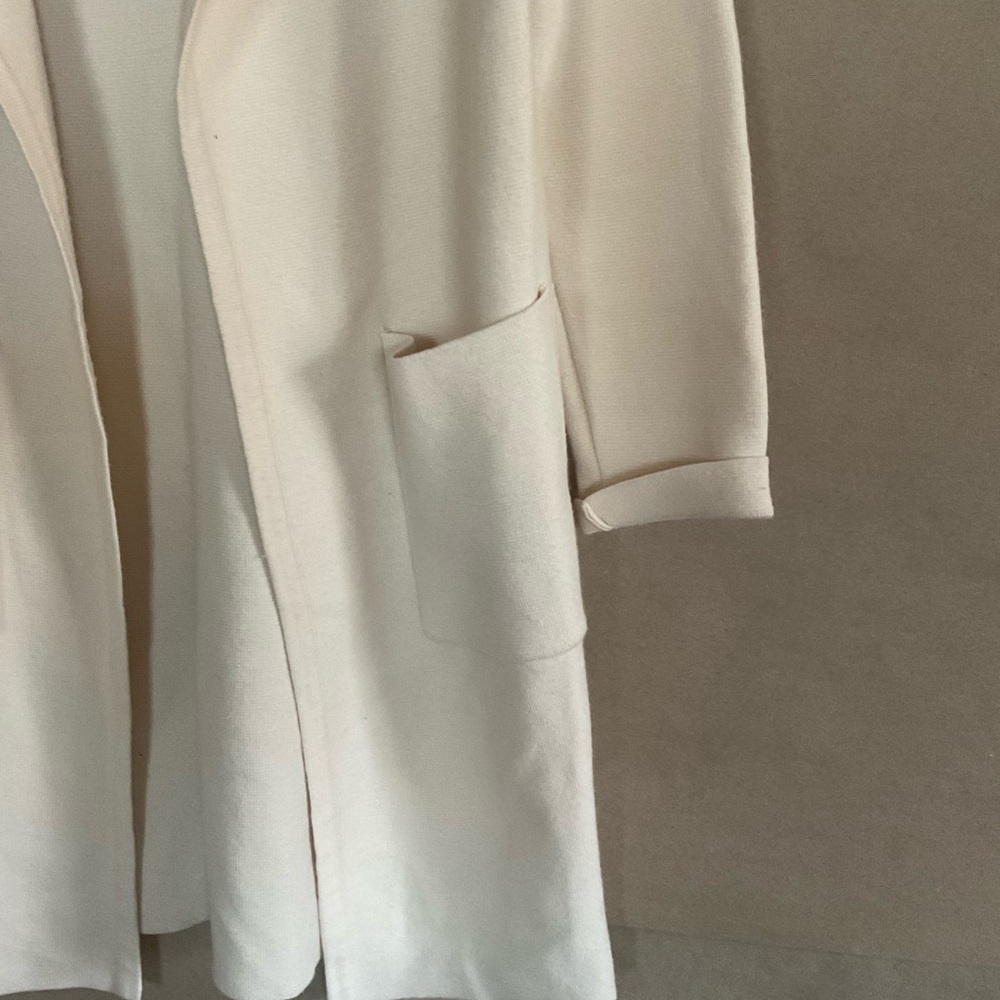 Anrabess Cream Open Front Cardigan. Cream. Size S. - Picture 2 of 9